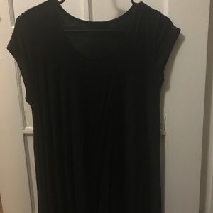 Black tee shirt dress